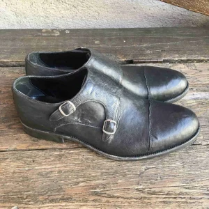 Metello 6450 monk nero burattato