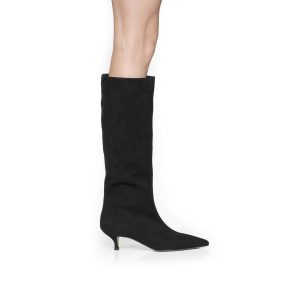 Stivale FANY 8 Pelle camoscio nero