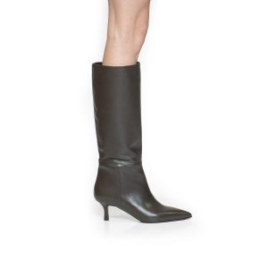 Stivale 4205 Pelle nappa t. moro