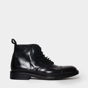 Polacchino alto legato nero