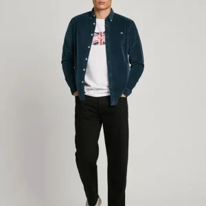 Camicia pepe jeans miller in velluto