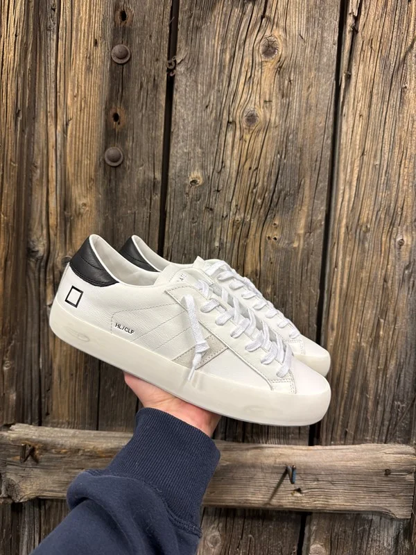 Sneakers date hill low calf white-black