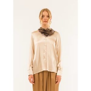 Camicia raso foulard kontatto