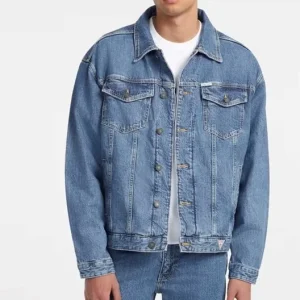 Giacca denim guess jeans oversize