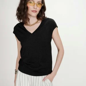 T shirt lurex a v grace and mila