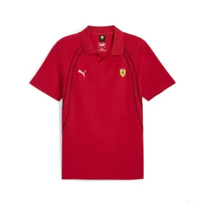Ferrari t-shirt collo camicia, Puma, race, rosso