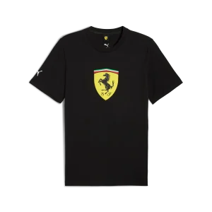 Maglietta Ferrari, Puma, abbigliamento sportivo, nera 🔥