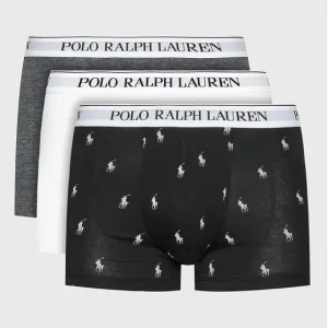 Boxer uomo 3 paia in cotone elasticizzato ralph lauren