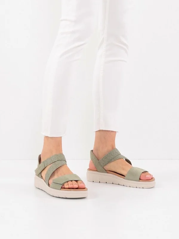 Sandalo zeppetta strappi tamaris - immagine 3