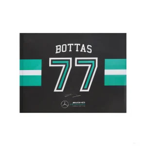 Mercedes Valtteri Bottas Banderia, 120x90 cm, 2021