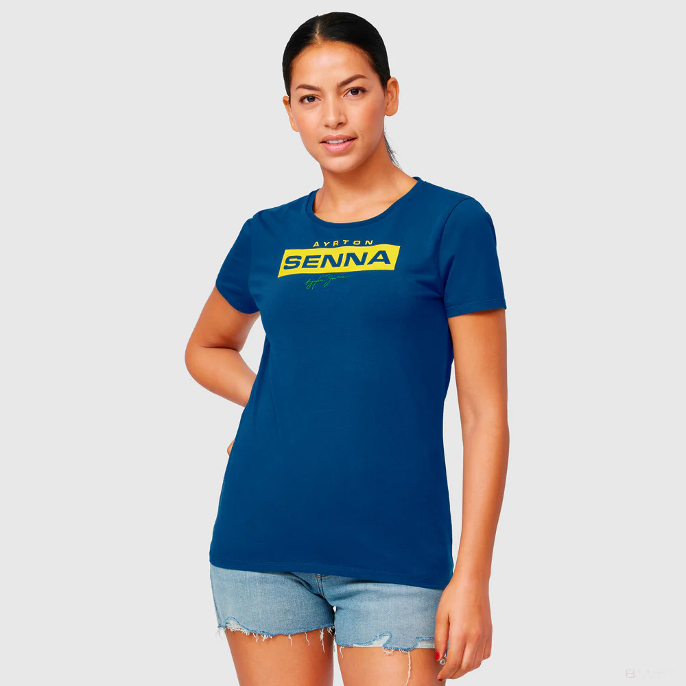 Ayrton Senna Logo Da donna Maglietta - immagine 4