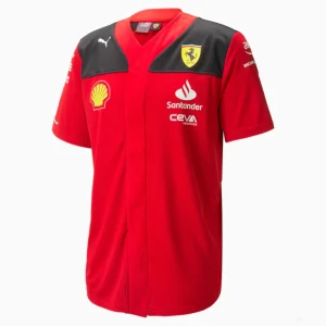Ferrari camicia, Squadra, baseball jersey, Rosso, 2023
