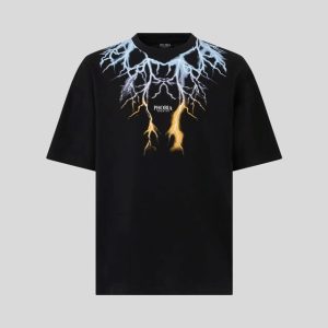 Maglietta phobia con fulmini