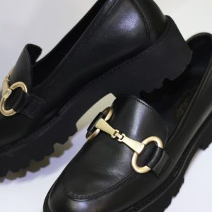 Mocassino silko’ con catena e suola carrarmato