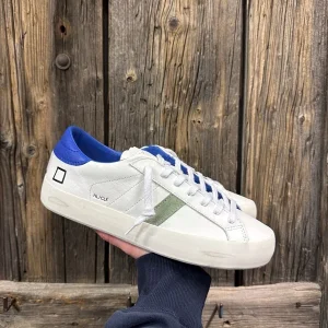 Sneakers hill low calf white-bluette