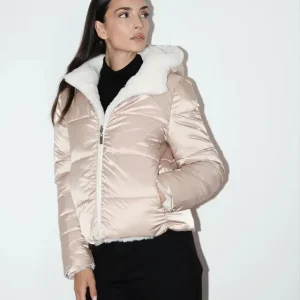 Piumino pellicciotto double face suns boards metalia bifur