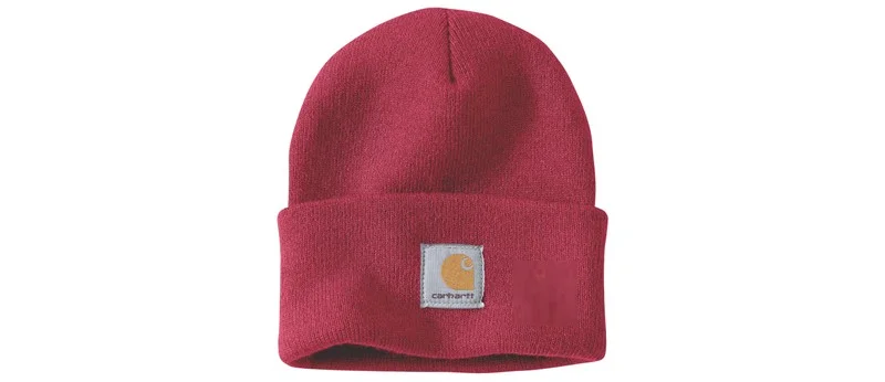 Cuffia con risvolto e logo carhartt - immagine 3