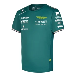 Aston Martin Maglietta, Squadra, Bambini, Verde, 2023