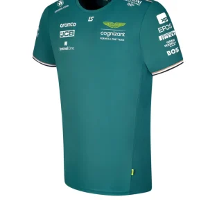 Aston Martin Maglietta, Lance Stroll, Verde, 2023