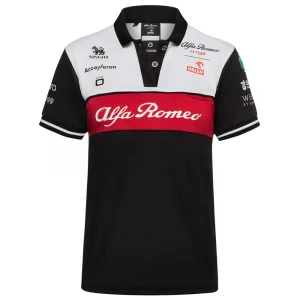 Alfa Romeo Squadra Maglietta Donna, Nero, 2022