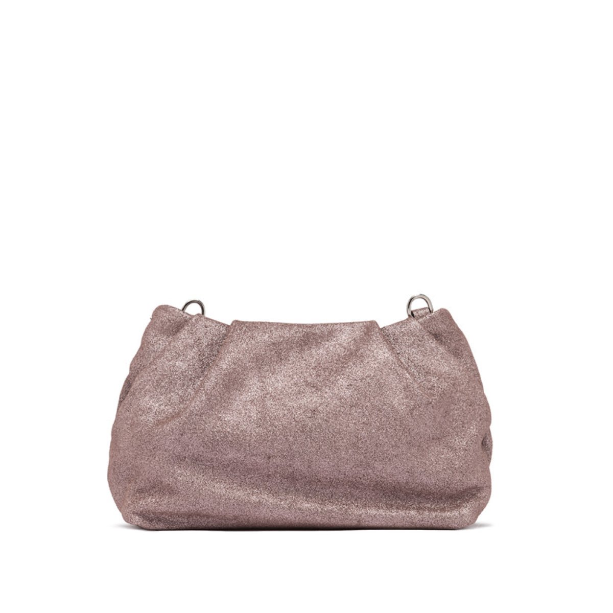 Borsa Perla in pelle scamosciata bronzo - immagine 4