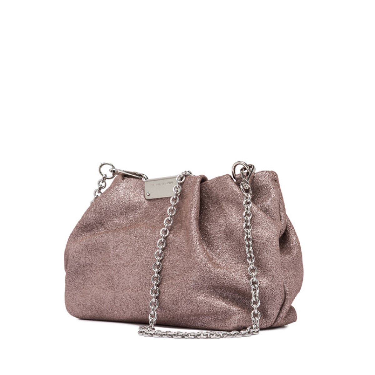 Borsa Perla in pelle scamosciata bronzo - immagine 3