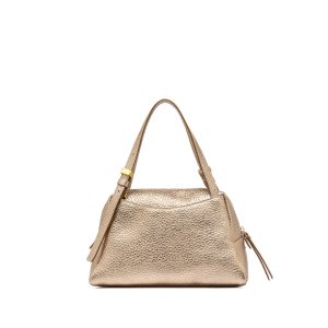 Borsa Gianni Chiarini modello Dea in pelle a grana grossa bronzo