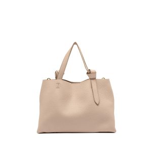 Borsa Gianni Chiarini  Amira in pelle double a grana maxi rosa cipria