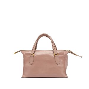 Borsa Gianni Chiarini Roxy in pelle rosa cipria