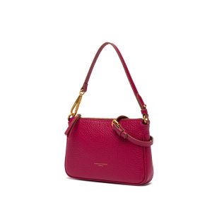 Borsa Gianni Chiarini Brooke in pelle a grana maxi rosa cipria
