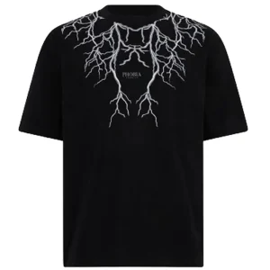 T shirt fulmini grigi phobia