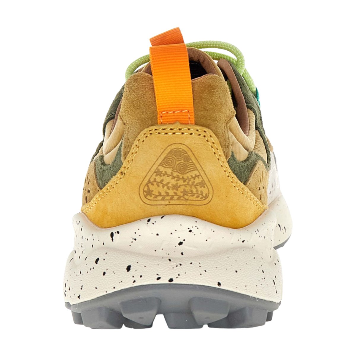 Sneaker Flower Mountain Yamano3 in suede e tessuto tecnico grigio taupe bianco - immagine 6