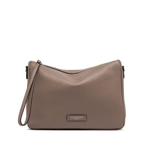 Borsetta Nora Pouch in pelle tortora