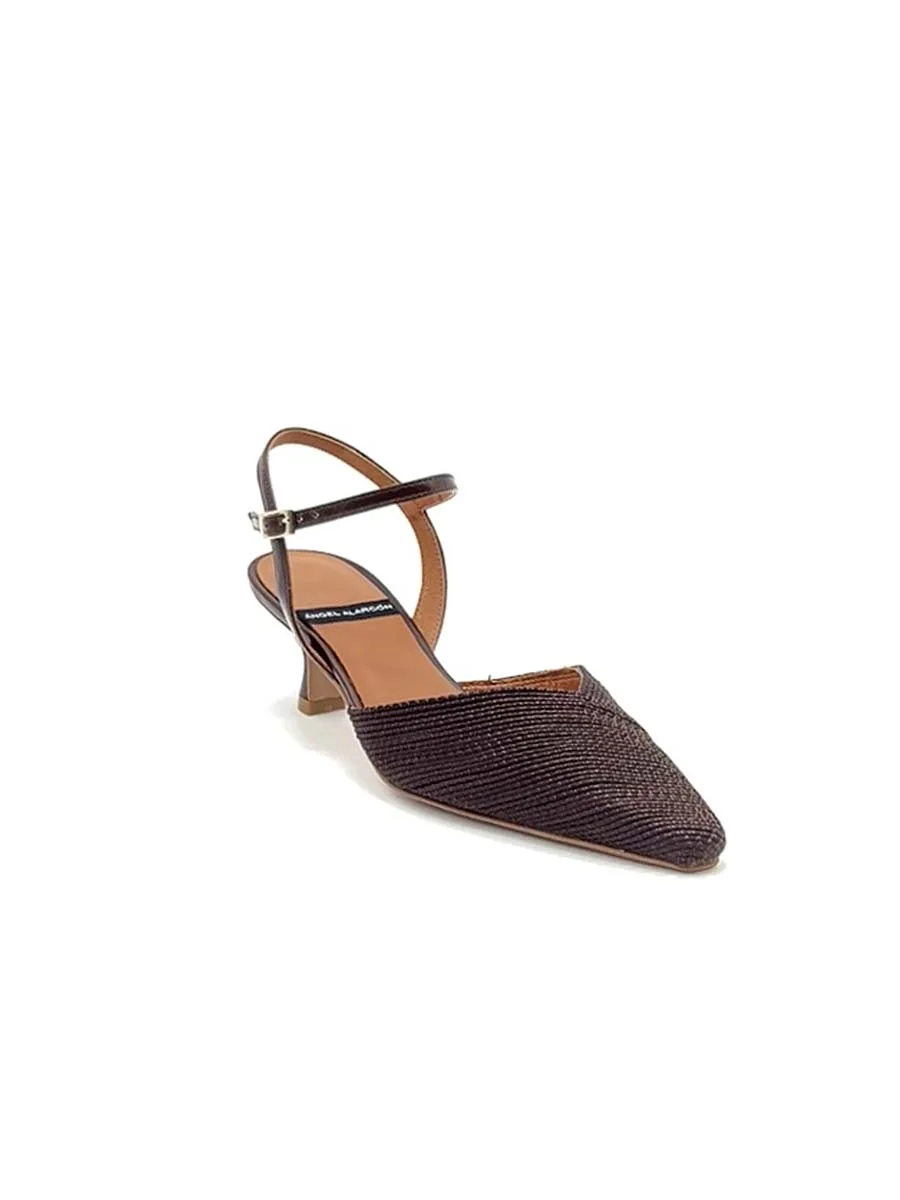 “Emilia” Slingback in Rafia Testa di Moro - immagine 4