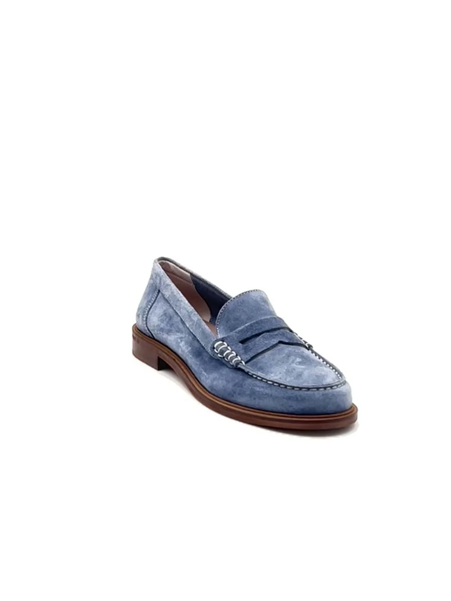 “Elsa” Mocassino in Camoscio Cielo - immagine 4