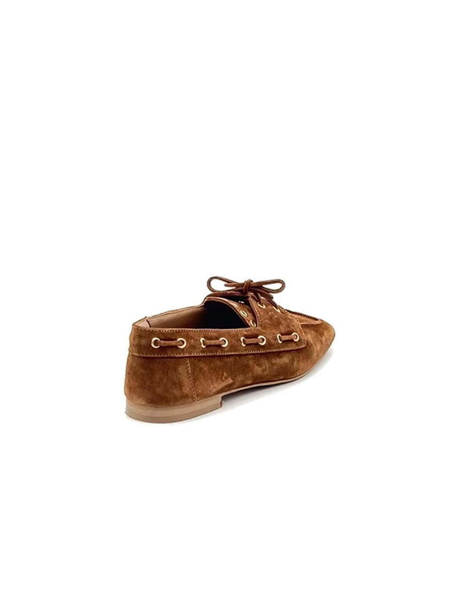 “Rosy” Mocassino in Camoscio Cuoio - immagine 5