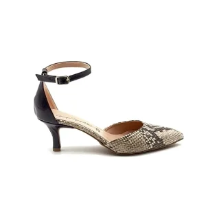 “Eva” Decollete in Stampa Pitone Roccia