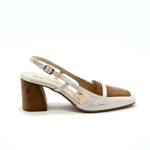 “Claudia” Slingback “In Promo” in Vernice Burro