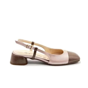 “Francesca” Slingback in Nappa Perlata Rosa