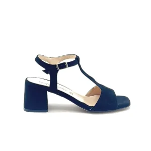 “Mary” Sandalo in Camoscio Nero