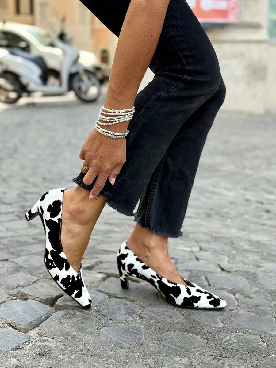 “Falira” Decollete in Camoscio Mucca - immagine 3