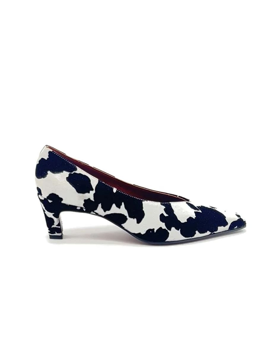 “Falira” Decollete in Camoscio Mucca - immagine 2