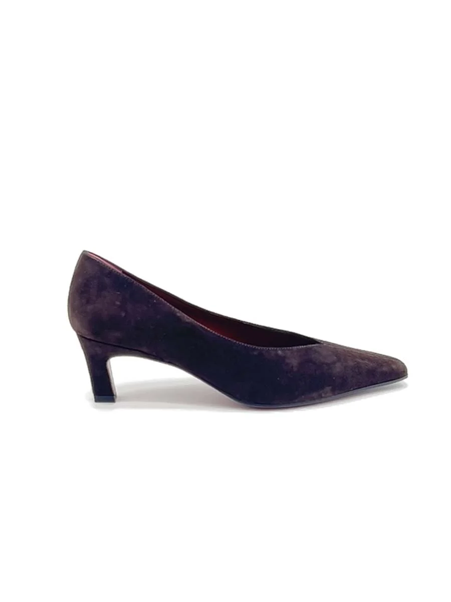 “Falira” Decollete in Camoscio Testa di Moro