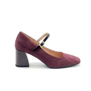 “Diana” Mary Jane in Camoscio Bordeaux