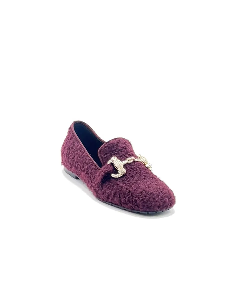 “Teddy” Mocassino in Teddy Bordeaux - immagine 4