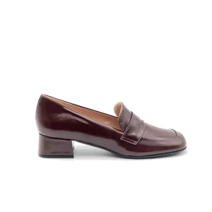 “Paola” Mocassino in Pelle Abrasivata Testa di Moro