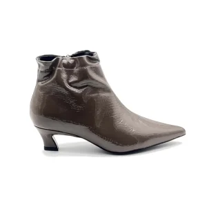 “Emma” Tronchetto in Vernice Fango