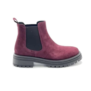 “Chelsea” Beatles in Camoscio Bordeaux