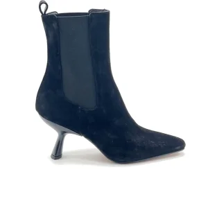 “Helene” Tronchetto in Camoscio Nero