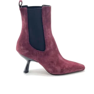 “Helene” Tronchetto in Camoscio Bordeaux